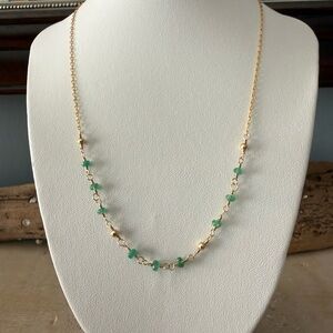 Handcrafted Emerald Necklace